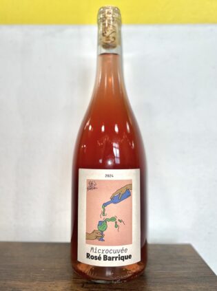 C'est une bouteille de rosé barrique